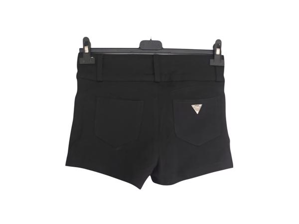 Stretchy korte broek met studs zwart M