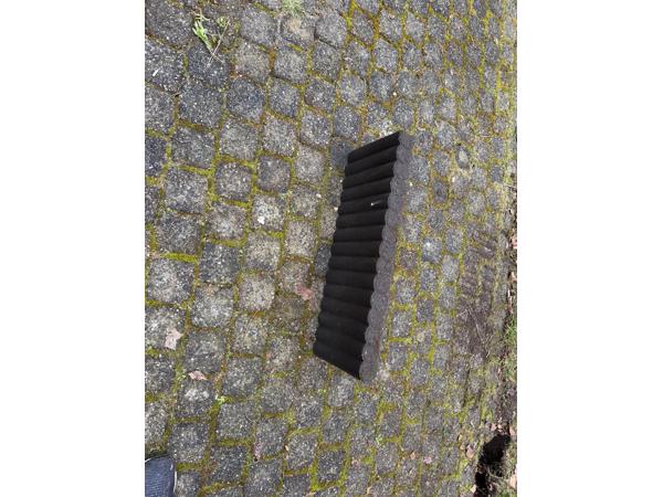 Palissadenbanden antraciet 6 stuks