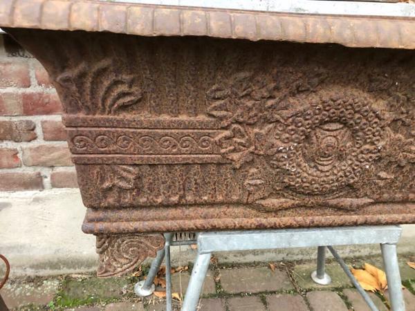 Franse grote Jardinière haardbak brocante plantenbak