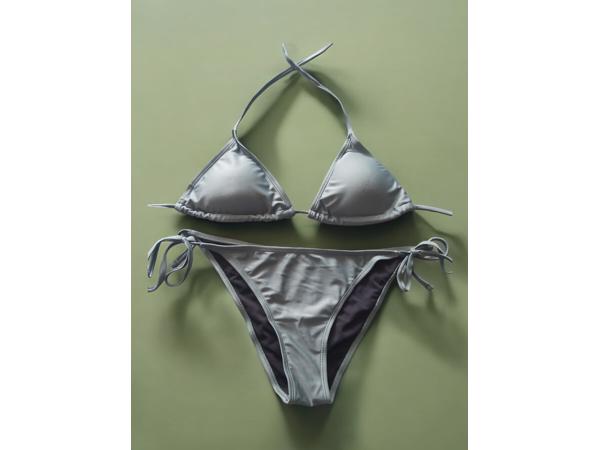 tweedelige bikini khaki groen L