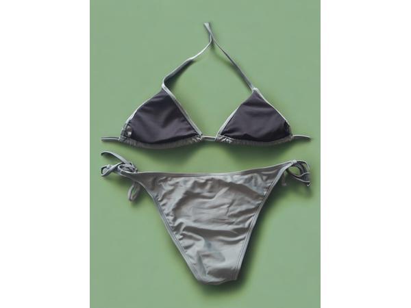 tweedelige bikini khaki groen L