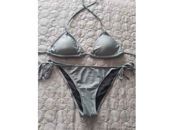 tweedelige bikini khaki groen L