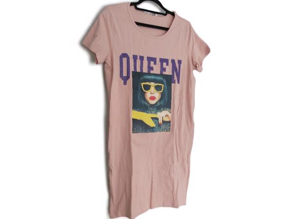 Shirt jurk Queen roze M
