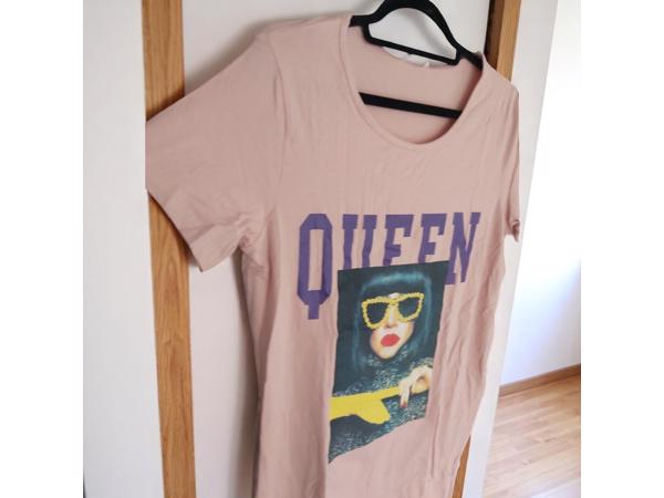Shirt jurk Queen roze M