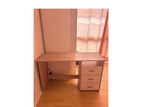 Bureautafel Hout/wit