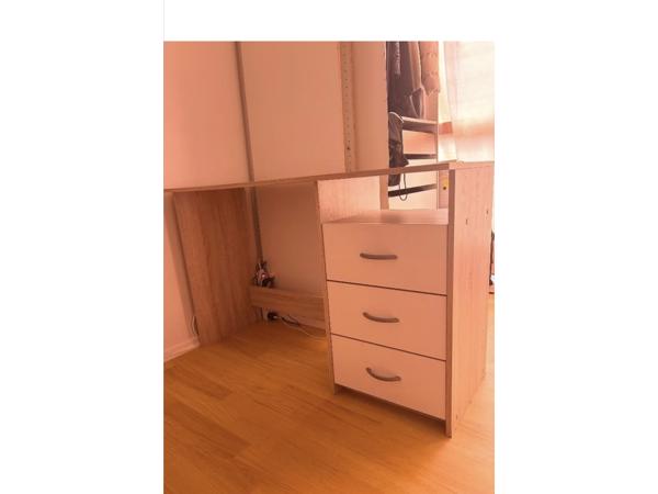 Bureautafel Hout/wit