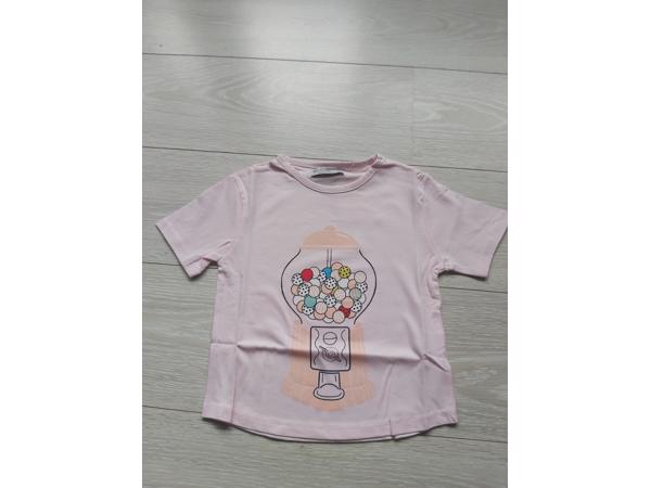 Glo-Story t-shirt snoepmachine roze 104