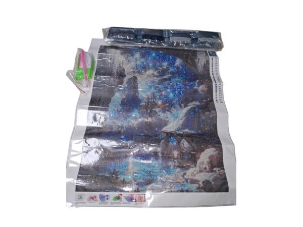 nr 63 Diamond Painting watervallen 50x40cm (vierkant)