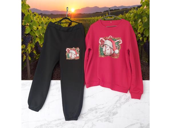 2 delig huispak rood zwart 2XL
