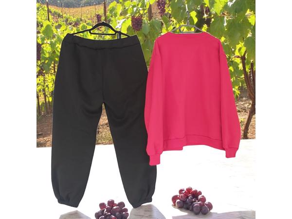 2 delig huispak rood zwart 2XL