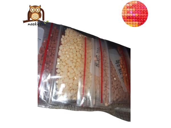 nr 28 Diamond Painting zonnebloemen 50x40cm (vierkant)