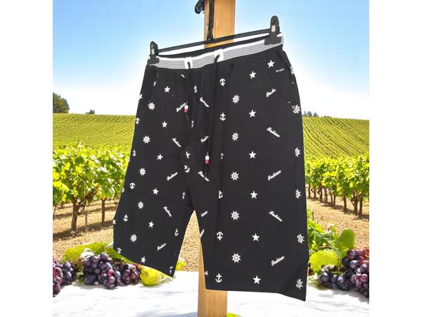 Korte broek zwart boot tekens W30-F40