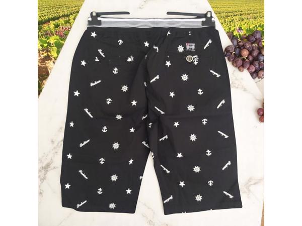Korte broek zwart boot tekens W30-F40
