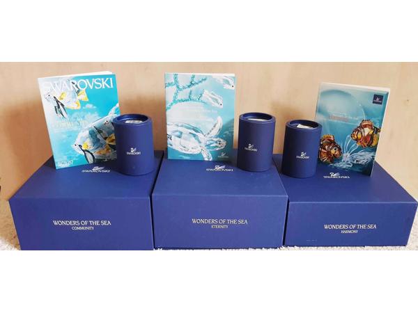 Swarovski Wonder of the Sea-trilogie 2005 2006 2007 Set