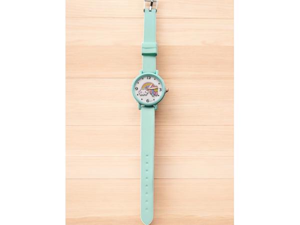 Horloge voor Kinderen - Regenboog - Kast 34 mm - Groen