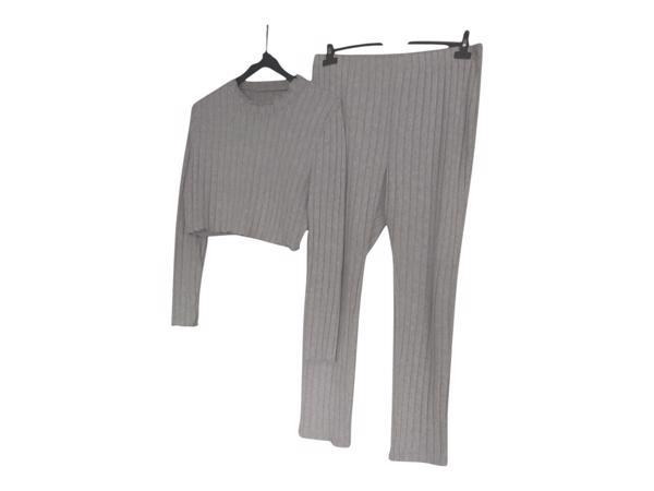 2 delige set grijs XXL