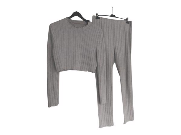 2 delige set grijs XXL