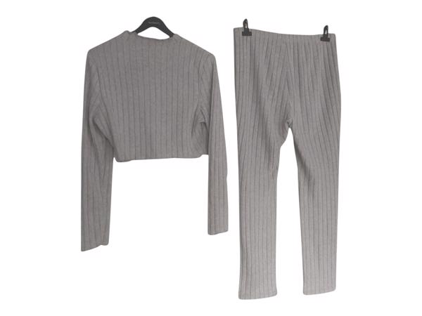 2 delige set grijs XXL