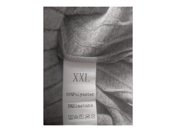 2 delige set grijs XXL