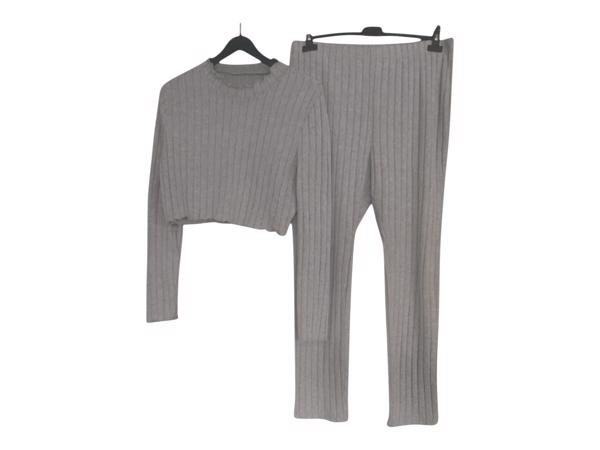 2 delige set grijs XXL
