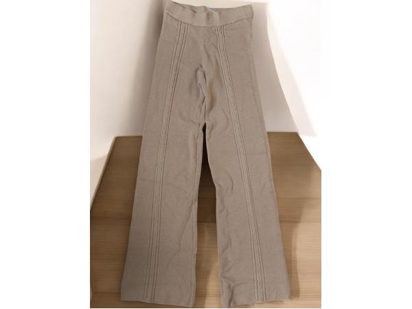 JCL stoffen broek hoge taille taupe one size XS-L