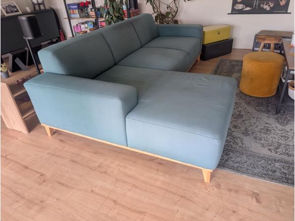 Groene Bank met Chaisse Longue