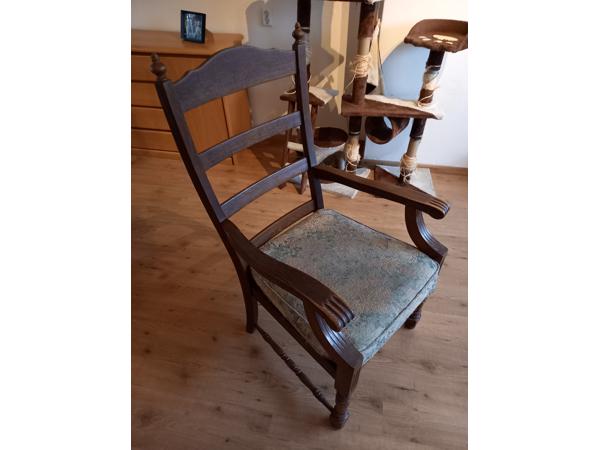 Houten stoel vintage