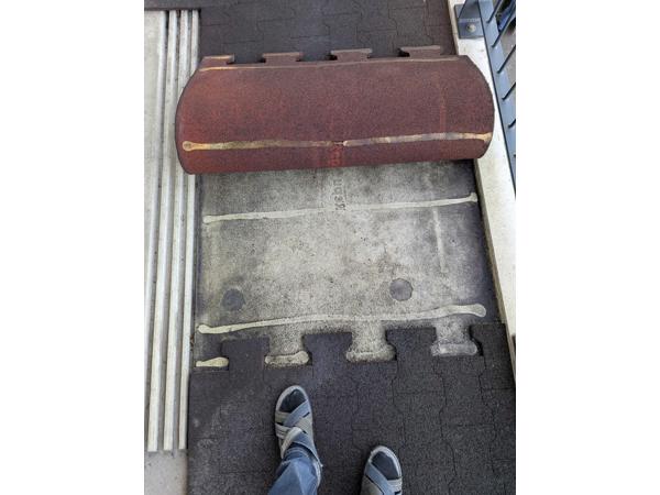 Kunststof matten ca 4 cm dik