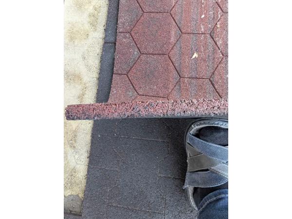 Kunststof matten ca 4 cm dik