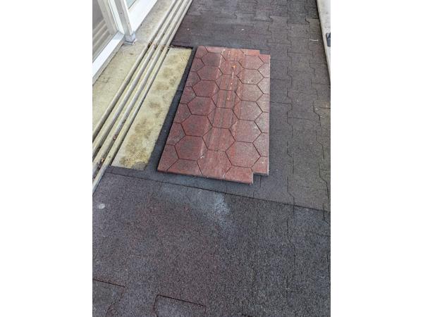 Kunststof matten ca 4 cm dik