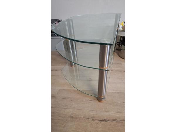 Glazen audio tafel