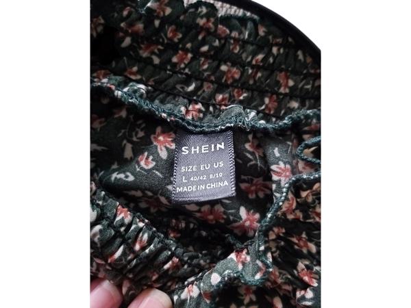 Zomer jurk met lange mouwen L