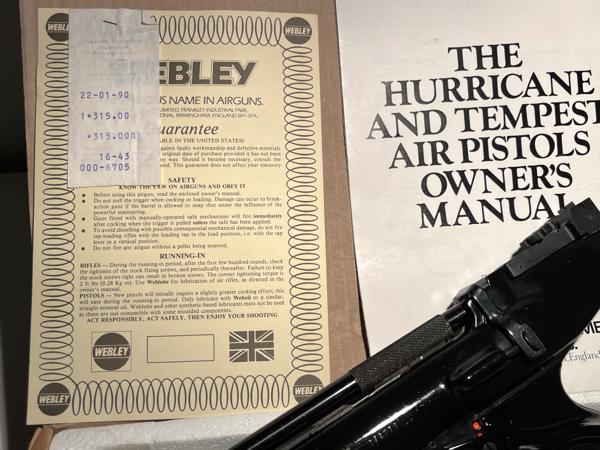 Webley Hurricane luchtbuks