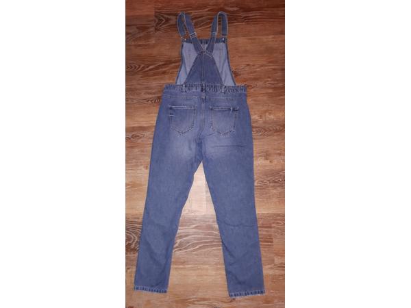 Jacqueline de Yong denim tuinbroek - maat 38