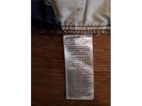 Jacqueline de Yong denim tuinbroek - maat 38