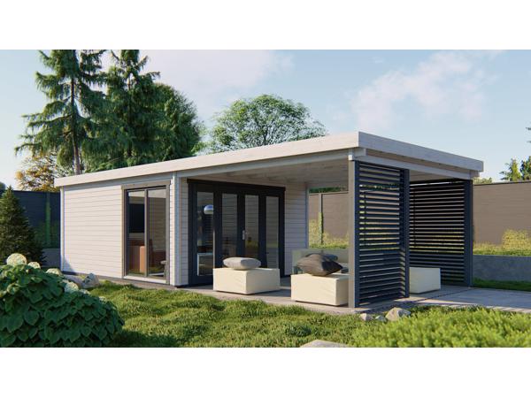 Blokhut - Tuinhuis Casper | 58 mm | vuren onbehandeld