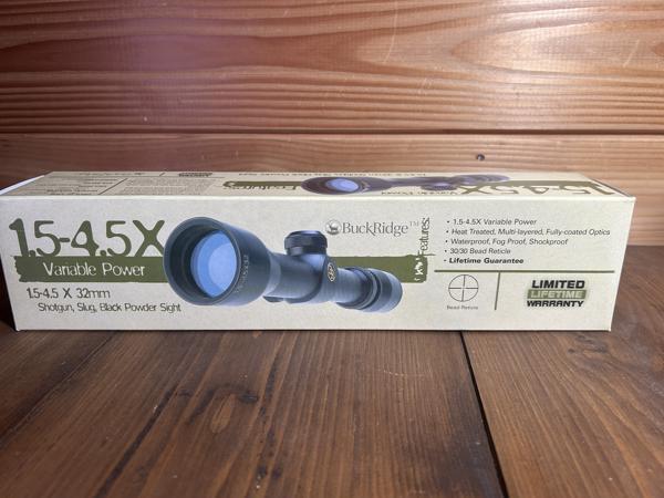 Buckridge 1,5-4,5x32 richtkijker ZGAN compleet