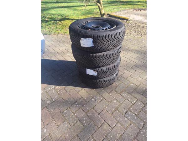 winterbanden op velgen 4 stuks, golf 5