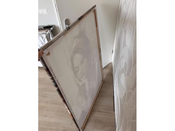 Schilderij vrouw 90x120 cm