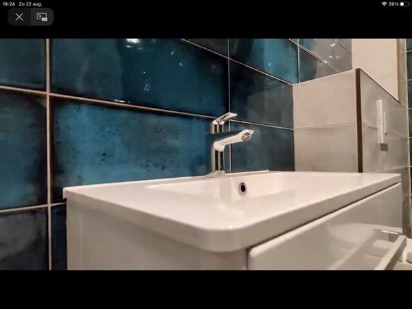 Actie tegel Cifre montblanc blauw 20x50 cm voorraad tegel