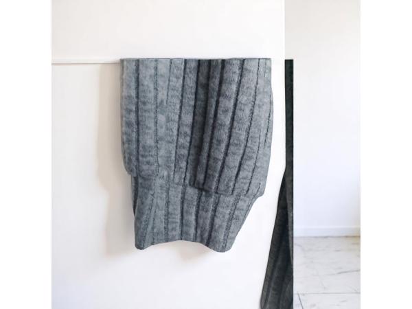stretchy jurk grijs met pofmouwen XXL