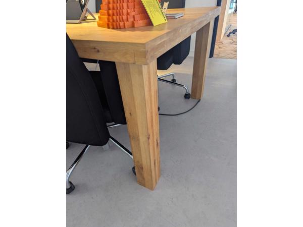 Grote houten (vergader)tafel 3m lengte