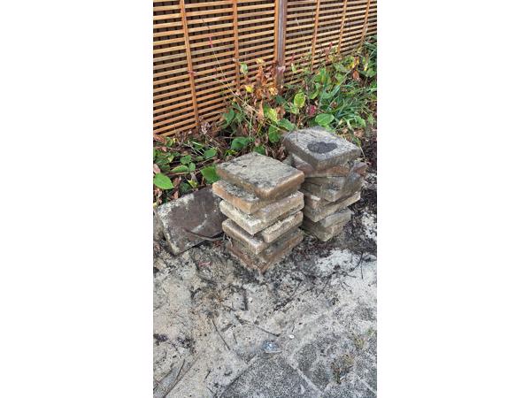 Bak stenen tegels over