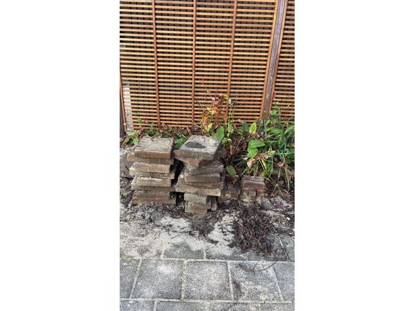 Bak stenen tegels over