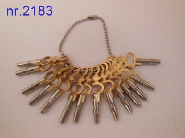 Stersleutels voor klokken € 6,00