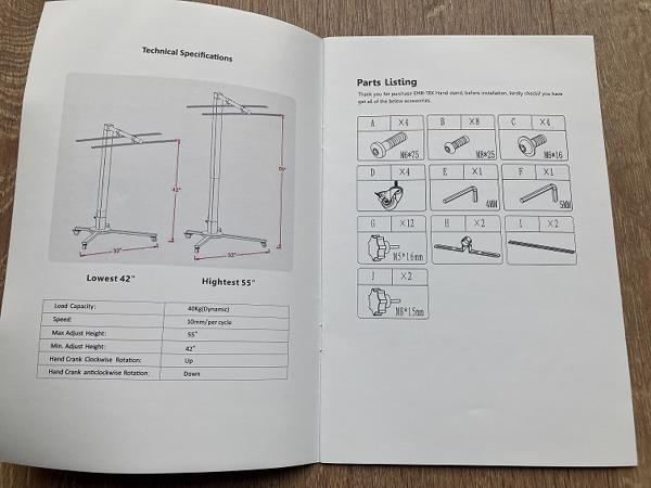 Standaarrd/Frame voor Red Light Therapy lamp