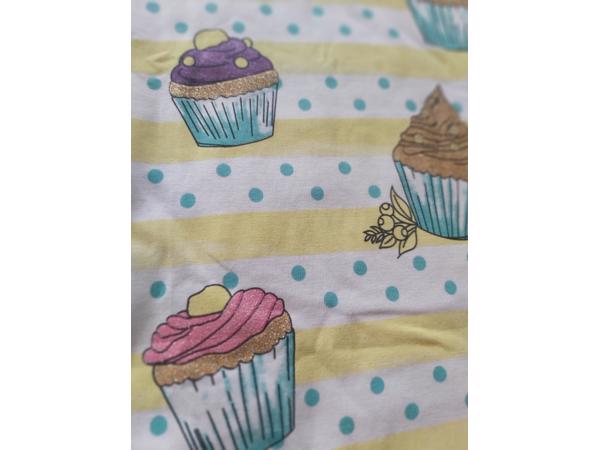 Glo-Story cupcakes t-shirt geel 122