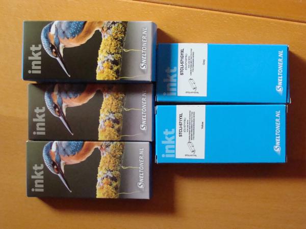 inkt voor Canon Pixma printer