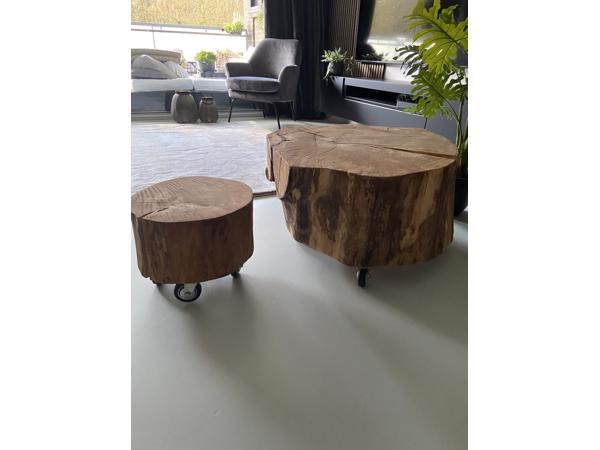 Salontafels eiken hout