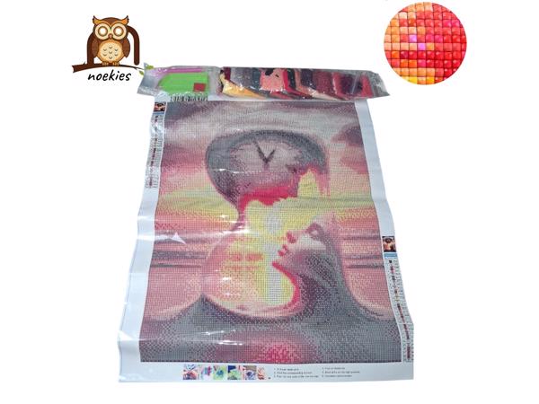 nr 36 Diamond Painting zandloper kunst 50x40cm (vierkant)